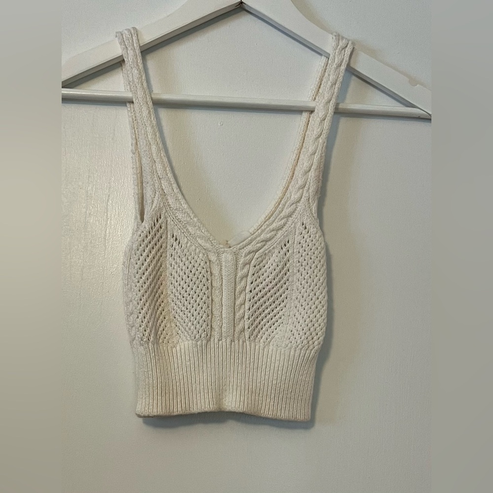 Me to We White Crop Top